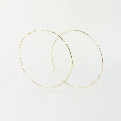 Jewelry - Light L Hoop Earrings - CAPA DESIGN LLC