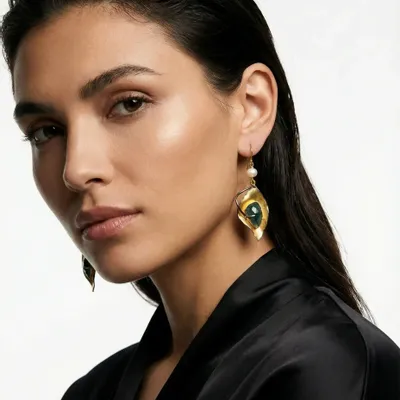 Jewelry - Jardin Earrings - V UNIQUENESS FINE GREEK JEWELRY