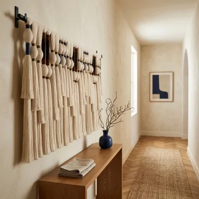 Other wall decoration - Texture & Rhythm: Handmade Giant Macrame Wall Decor - SARMAL DESIGN