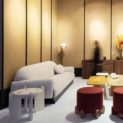 Console table - Ipanema Side Table in Lacquered Wood and Brass Details - DUISTT