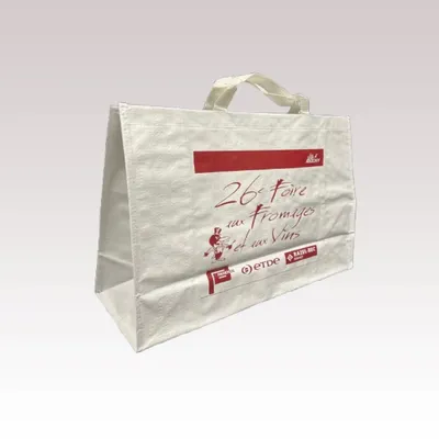 Objets personnalisables - Sac Réutilisable Polypro Tissé Laminé - LE SAC PUB SUR MESURE BY AIRIPLAST