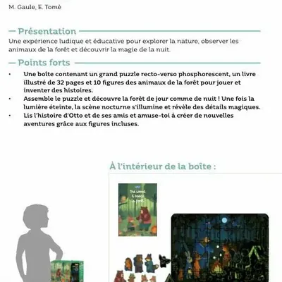 Jeux enfants - NEW! Puzzle 3-en-1 Day and night - MYMOCHI BY NICI