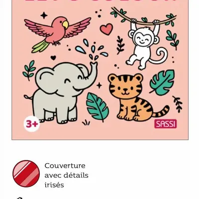 Loisirs créatifs pour enfant - LET'S COLOUR - PICTO COLORIAGE 3ANS - MYMOCHI BY NICI