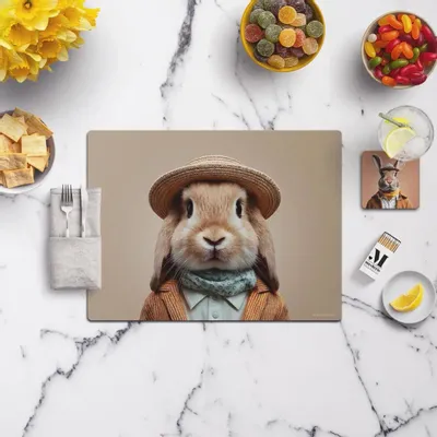 Sets de table - Set de table Pompon - MA CHÉRIE MON AMOUR