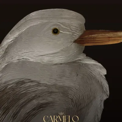 Orfèvrerie - Sculpture du Crête de l'aube, objet d'art en quartz transparent - CARMELO PARIS