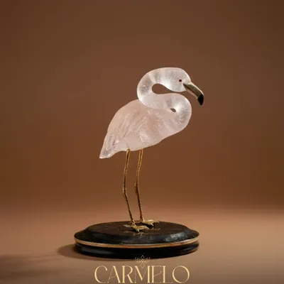 Sculptures, statuettes et miniatures - Sculpture Blushes of the Dunes, objet d'art en quartz rose - CARMELO PARIS