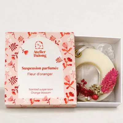 Home fragrances - Scented Wax Tablet orange bossom – Round - ATELIER DALONG