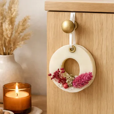 Home fragrances - Scented Wax Tablet orange bossom – Round - ATELIER DALONG
