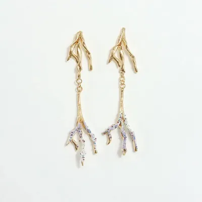 Jewelry - Root Dangle Earrings - CAPA DESIGN LLC