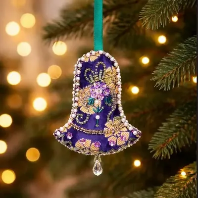 Guirlandes et boules de Noël - Cloche décorative écologique Cheer - I WAS A SARI