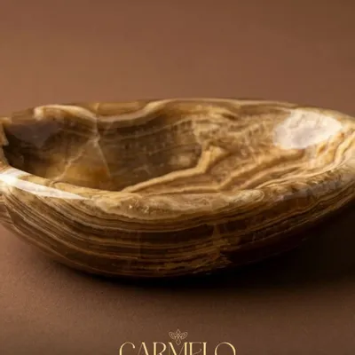 Objets de décoration - Bol en pierre aragonite - CARMELO PARIS