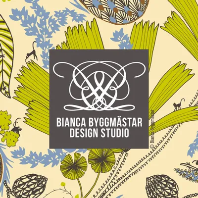 Textile and surface design - Palm Paisley Pattern - BIANCA BYGGMÄSTAR