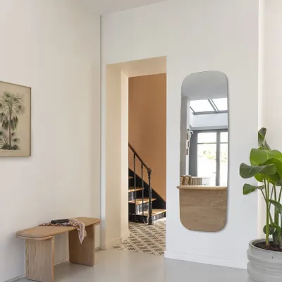 Mirrors - Clock-Mirror PENDULE - DRUGEOT MANUFACTURE