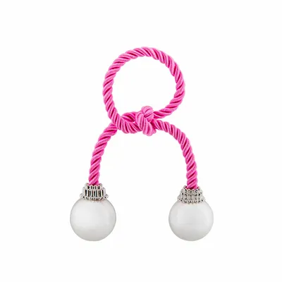 Assiettes au quotidien - Lot de 4 ronds de serviette en perles - TIME FOR TEA