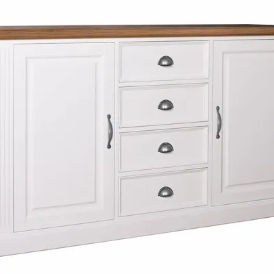 Sideboards - Bahut Chic Oak 2 portes 4 tiroirs - XO INTERIORS