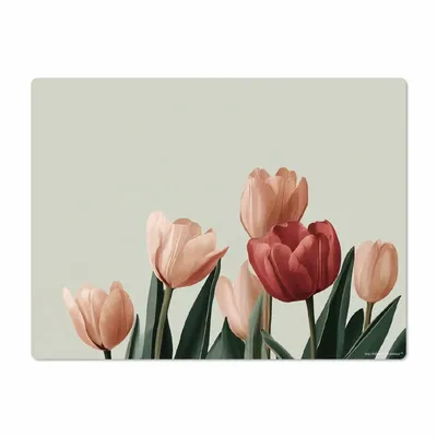 Placemats - Pastel Tulip Placemat - MA CHÉRIE MON AMOUR