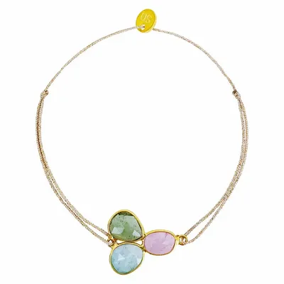 Bijoux - Bracelet tourmalines serties- Shiva - SOPHIE DESCHAMPS BIJOUX