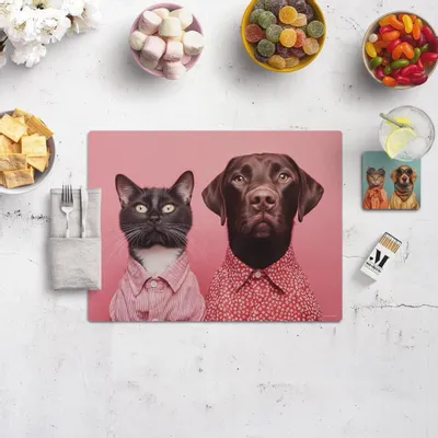 Sets de table - Set de table Pecan & Noisette - MA CHÉRIE MON AMOUR