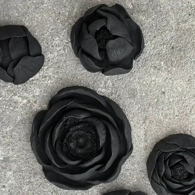 Decorative objects - Three Dimensional Wall Arte - Floral Wall Decor Set - DABA DECO