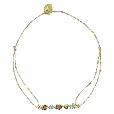 Bijoux - Bracelet tourmalines serties- Rambagh - SOPHIE DESCHAMPS BIJOUX