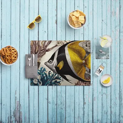 Sets de table - Set de table Butterfly Fish - MA CHÉRIE MON AMOUR