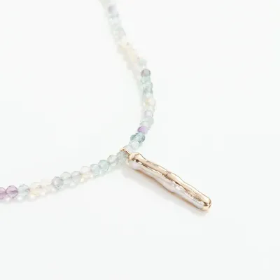 Bijoux - Collier en Perles de Pluorite - CÂPÂ JEWERLY