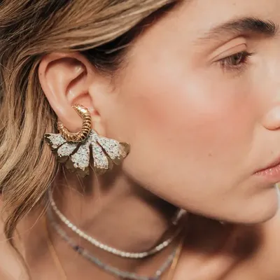 Bijoux - Earcuff couronne de laurier - CÂPÂ JEWERLY