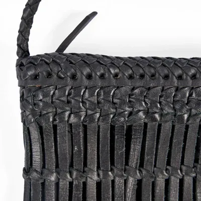 Bags and totes - The Voodoo Leather Bag - Black - BAZAR BIZAR LIVING