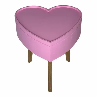 Tables basses - COEUR DE VALENTINE - ROSE - TAILLE S - RÉ- ÉDITION