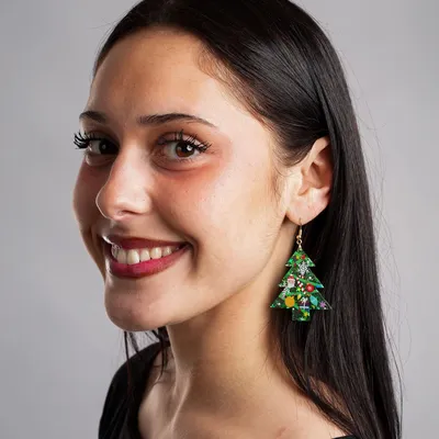 Bijoux - Boucles d'oreilles de Noël - SNAZZY SANTA APS