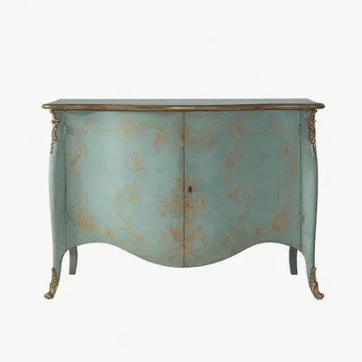 Sideboards - "Altea" Hand-decorated Sideboard - INTERIORS ITALIA