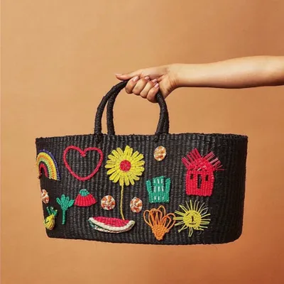 Sacs et cabas - Emoji Black Bag - SHICATO HANDCRAFTED