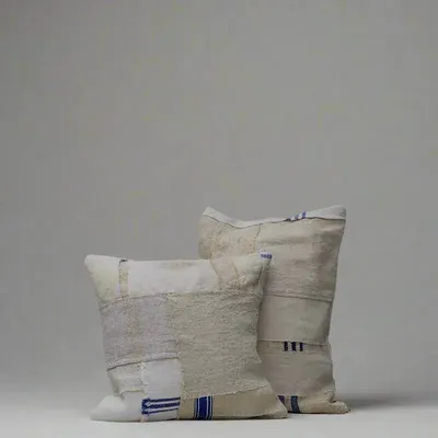 Fabric cushions - quilted pillow III. - GOVOU FABRICS