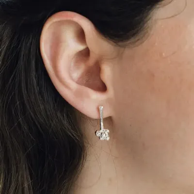 Bijoux - Boucles d'oreilles Pendantes en Grappes de Corozo - CÂPÂ JEWERLY