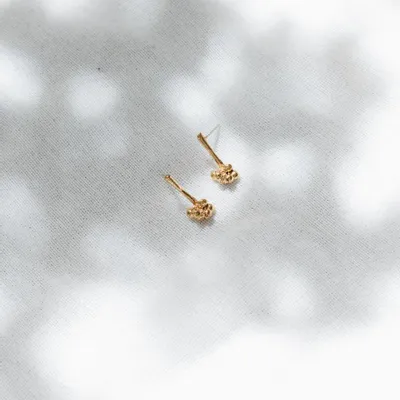 Bijoux - Boucles d'oreilles Pendantes en Grappes de Corozo - CÂPÂ JEWERLY