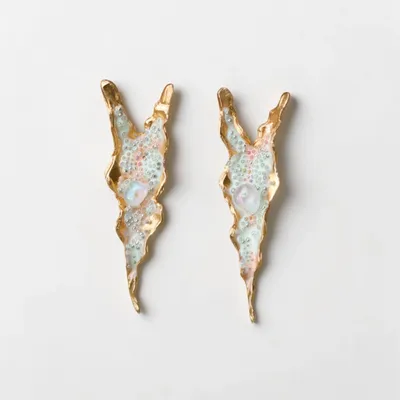 Bijoux - Boucles d'oreilles Feuilles de velours Alocasia - CÂPÂ JEWERLY