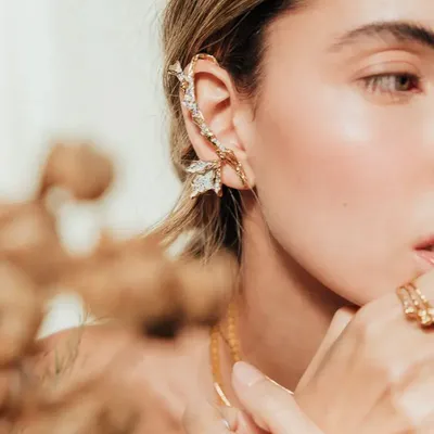 Jewelry - Heather Branch Earcuff - CÂPÂ JEWERLY