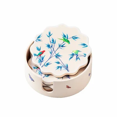 Objets de décoration - Sous verre  Jardin des perroquets - PARADISIO IMAGINARIUM