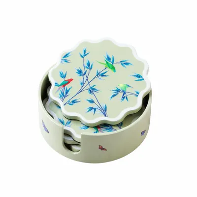 Objets de décoration - Sous verre  Jardin des perroquets - PARADISIO IMAGINARIUM