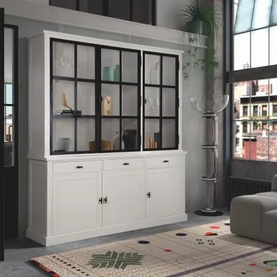 Storage boxes - Kubic Metal 2x3 door 3 drawer cabinet - XO INTERIORS