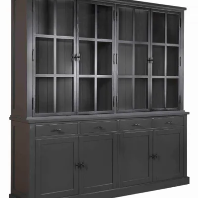 Boîtes de rangement  - Vitrine Kubic Metal 2x4 portes 4 tiroirs - XO INTERIORS