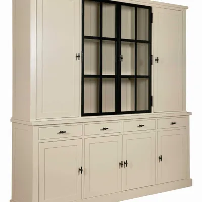 Storage boxes - Kubic Metal 2x4 door 4 drawer cabinet - XO INTERIORS