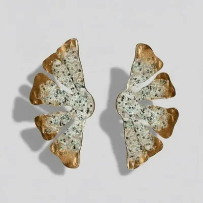 Bijoux - Boucles d'oreilles Fleur d'iris - CÂPÂ JEWERLY