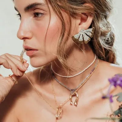 Bijoux - Boucles d'oreilles Fleur d'iris - CÂPÂ JEWERLY