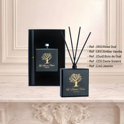 Gifts - Reed diffuser Flat. Black 200 ml - LE SAVOIR VIVRE FRANCE