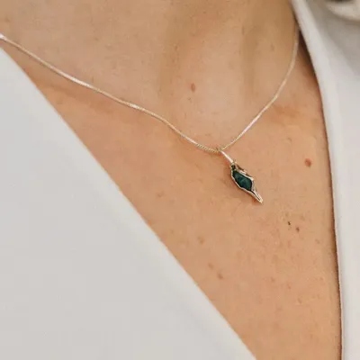 Jewelry - Coccon Emerald Pendant Necklace - CÂPÂ JEWERLY