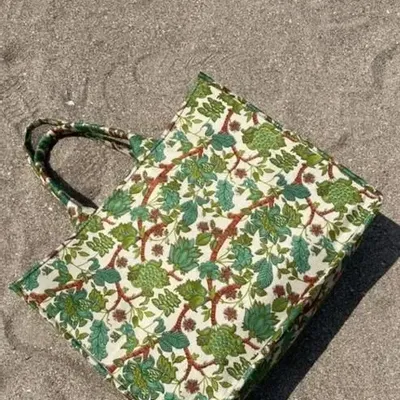 Sacs et cabas - Sac fourre-tout en sari zéro déchet Work - I WAS A SARI