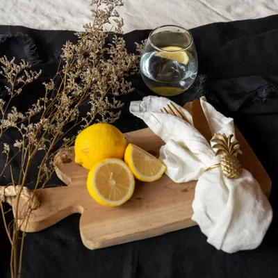 Serviettes - La Serviette Linen - Blanche - BAZAR BIZAR LIVING