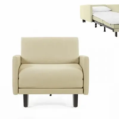 Armchairs - French 1-seater armchair ROLLER 80 LARGE removable armrests : Colour - Fabric / CASE - Filo - Marfil - LIKOOLIS