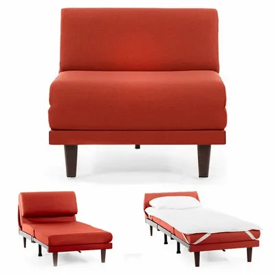 Fauteuils - Fauteuil lit Français 1 Place PACHA 80 SMALL sans accoudoirs : Coloris - Cuir-artificiel / NOIR - COMBI - NOIR - LIKOOLIS